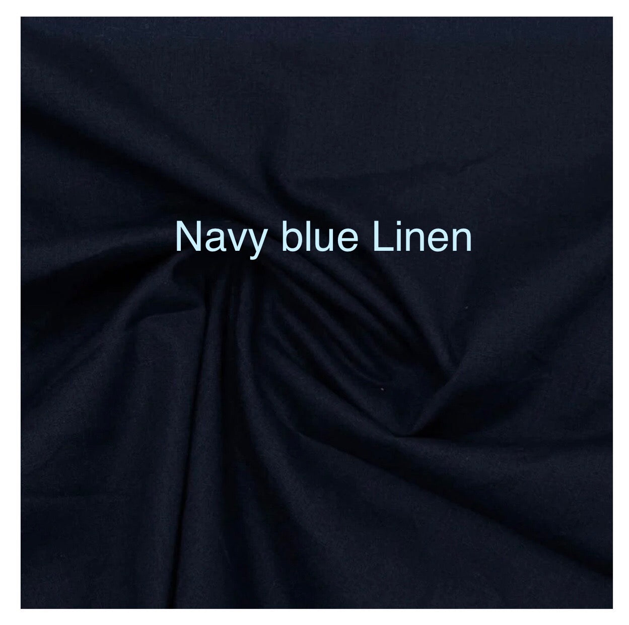 Navy blue Linen (Serged edge wrap wing style) reusable cloth pads -customized- made to order