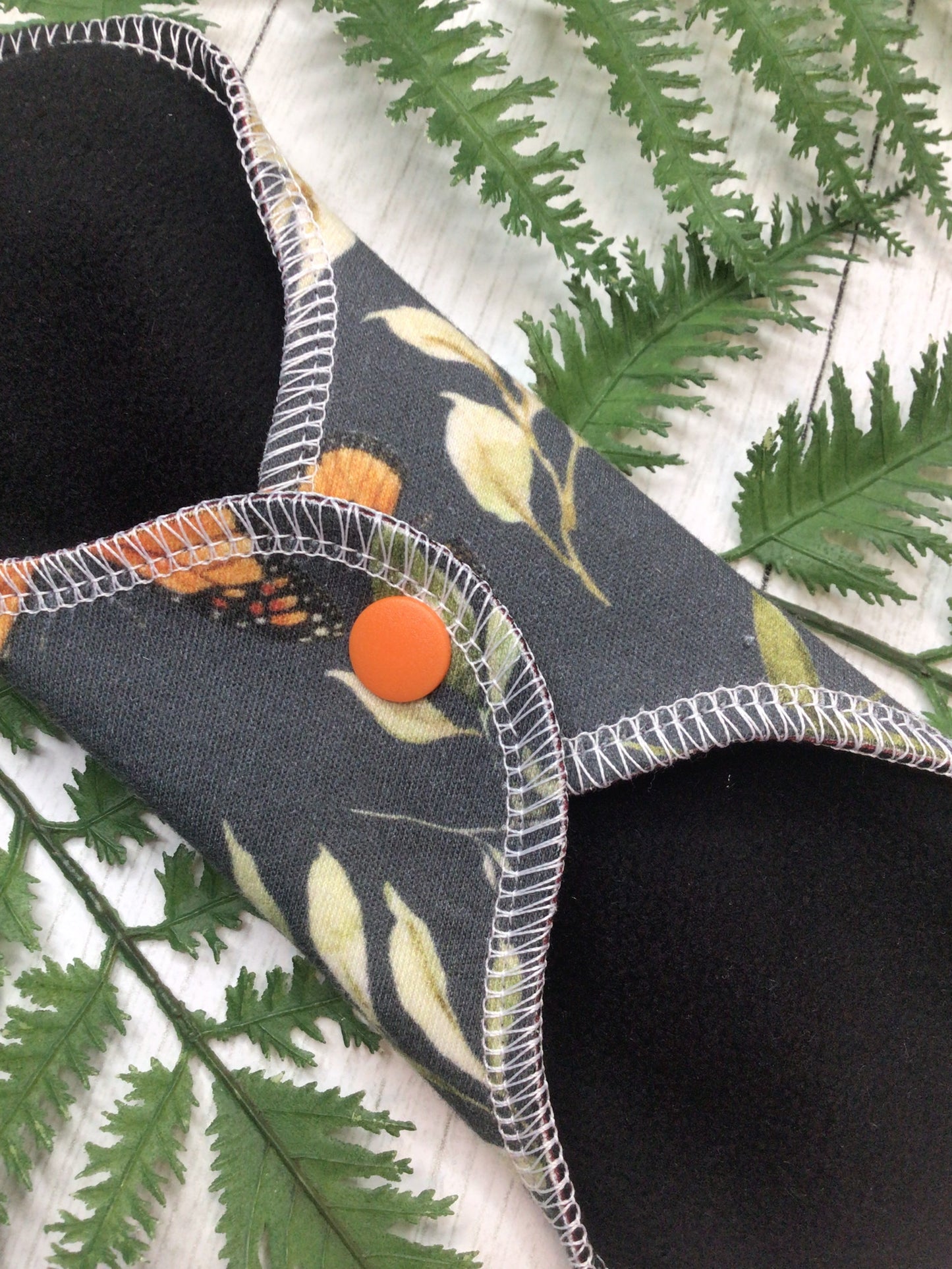 Organic cotton Monarchs (made to order) *Wrap wing pad shape