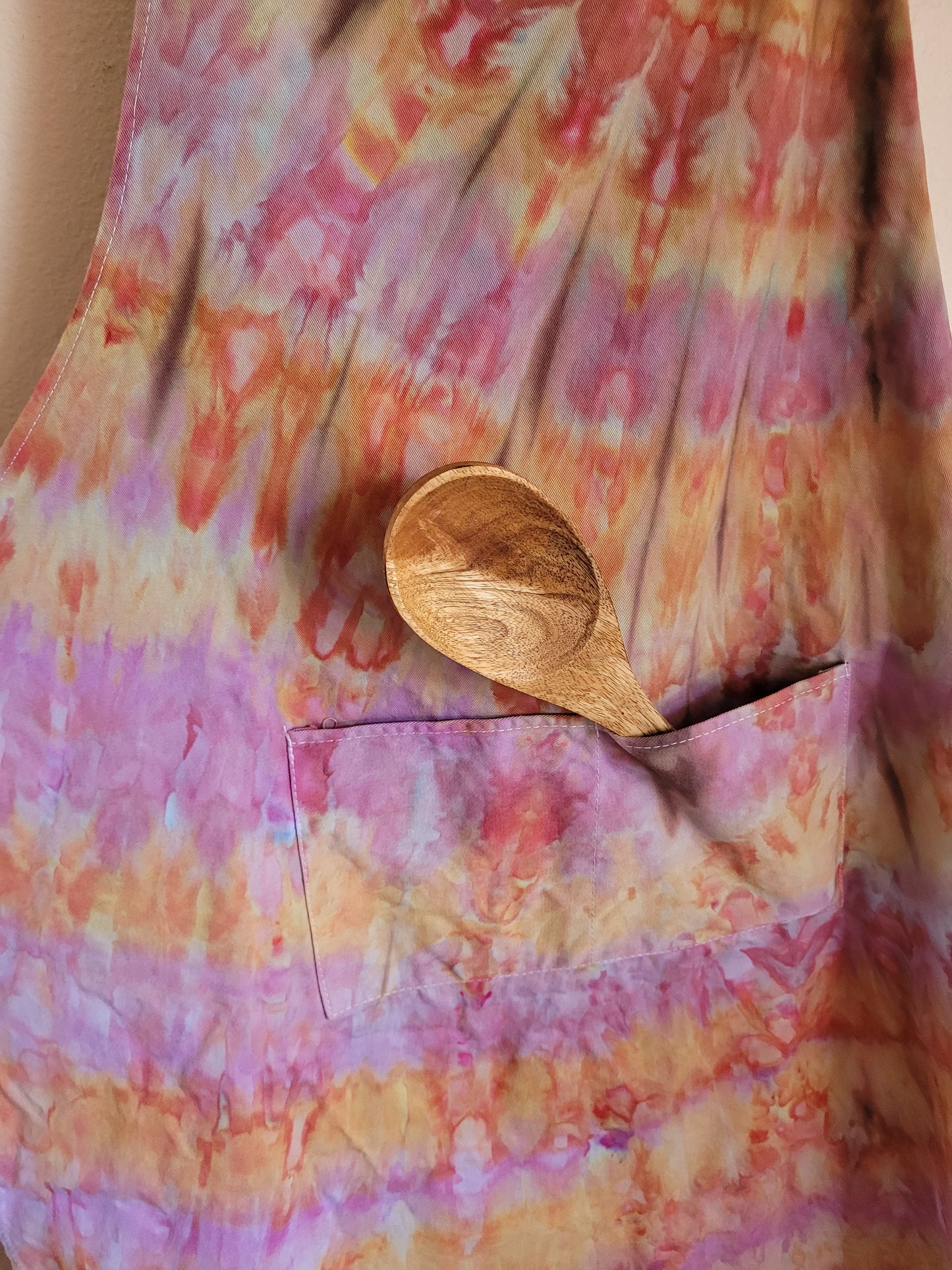 Ice dyed adult Apron