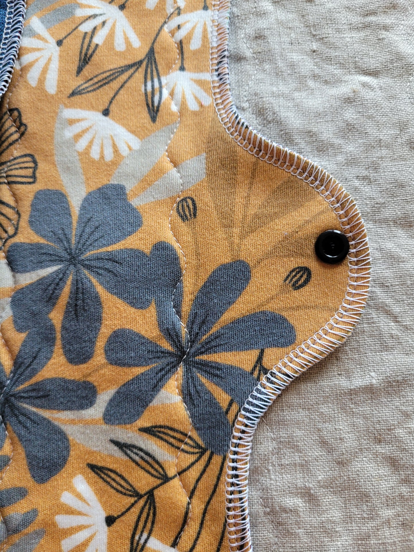 12" heavy pad set in Linen and Organic Cotton (set of 3) see description