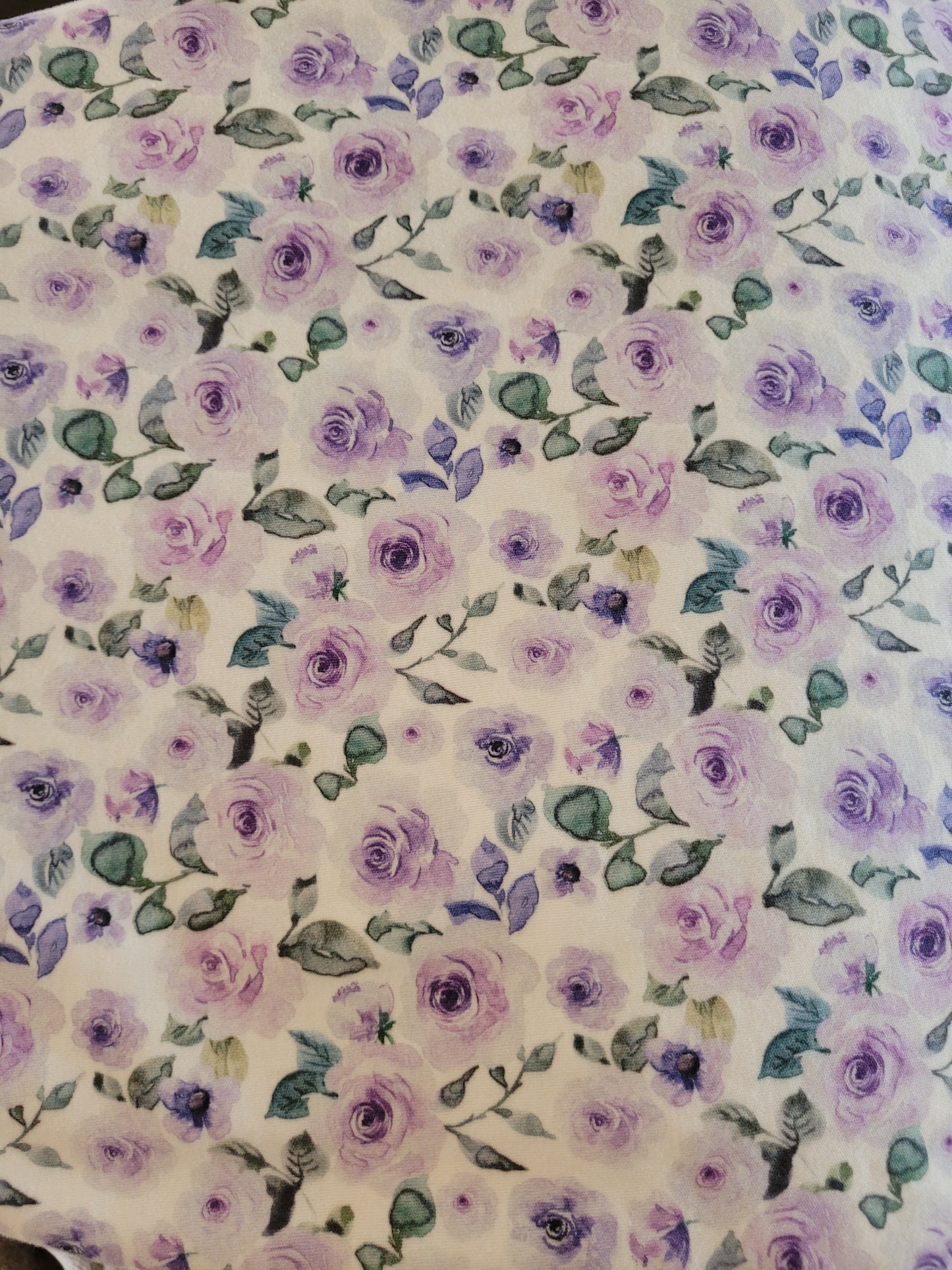 Organic cotton Purple watercolor (made to order) *Wrap wing pad shape