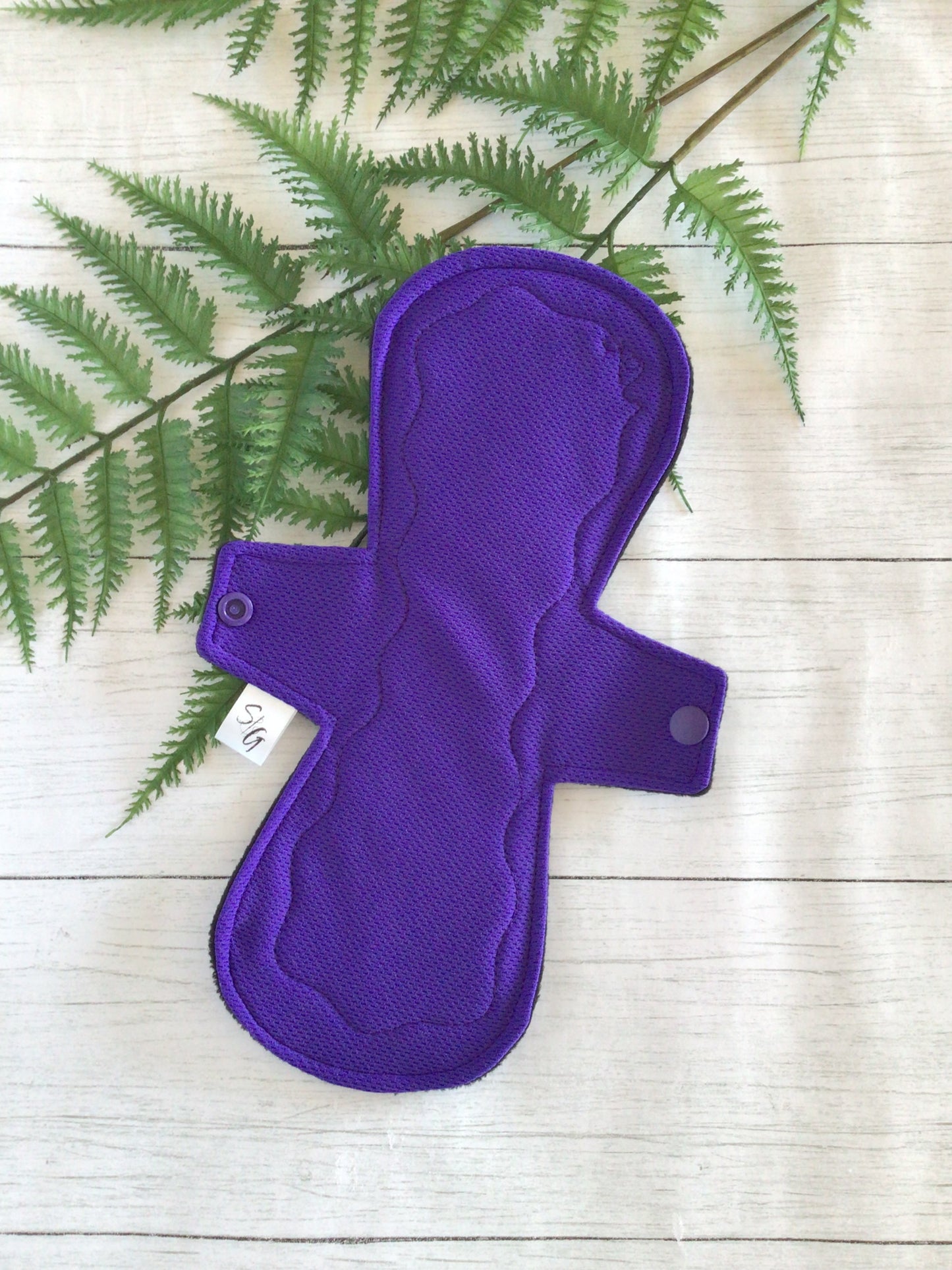 Athletic wicking jersey cloth pads (Made to order) Purple