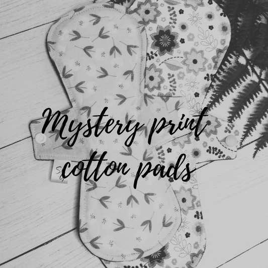 Mystery cotton print cloth pads (Made to order)