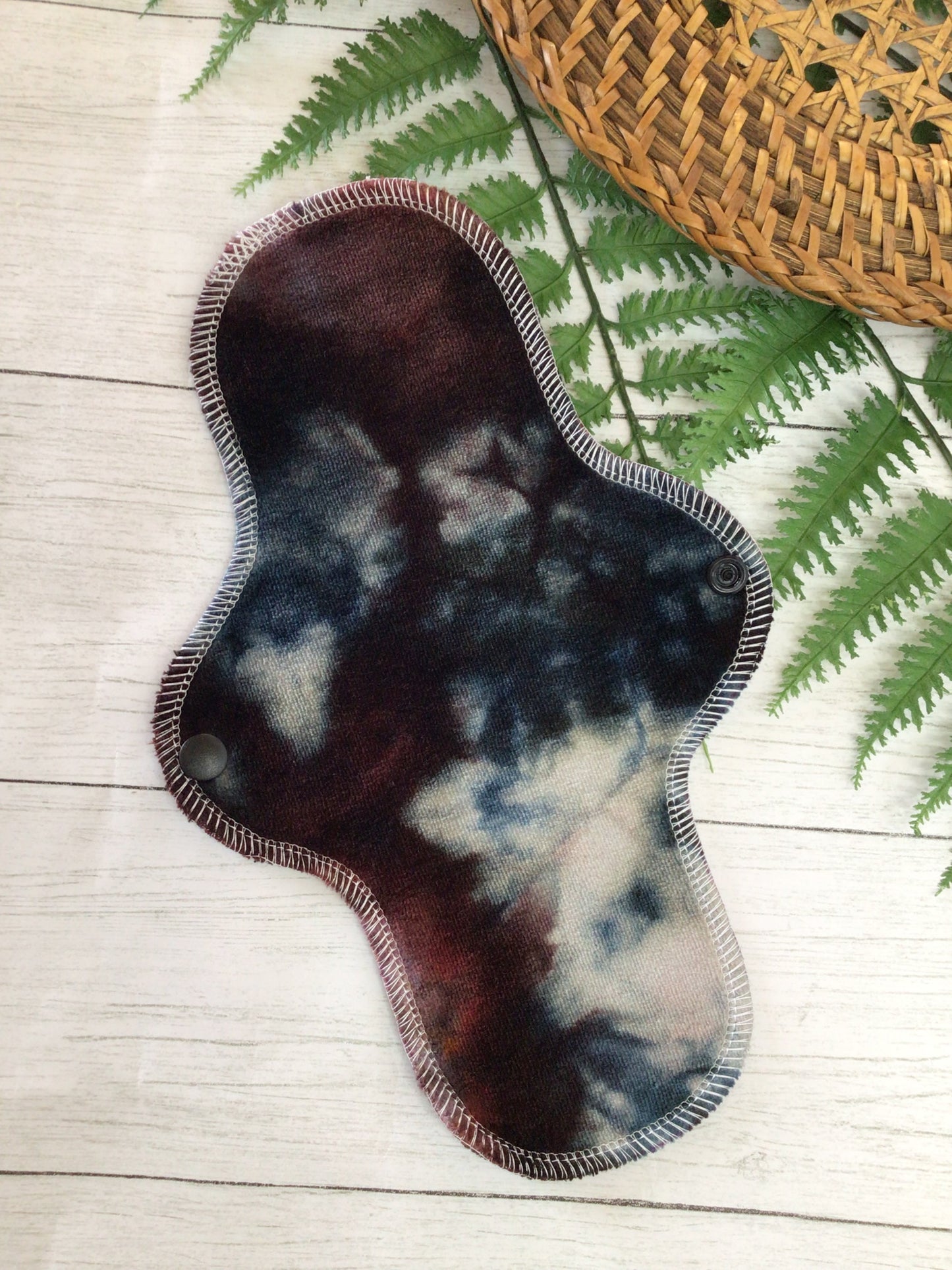 10” Panty liner in ice dyed bamboo velour (RTS)