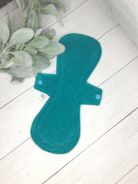 Jade cotton velour cloth pads (made to order)