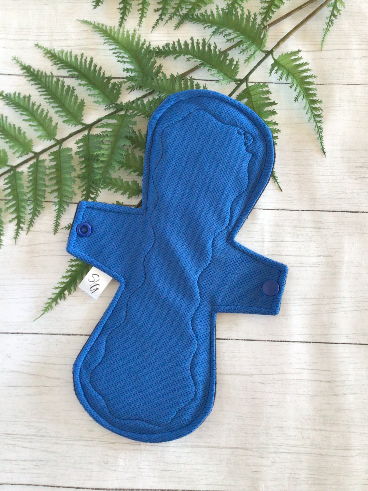 Athletic wicking jersey cloth pads (Made to order) Royal blue