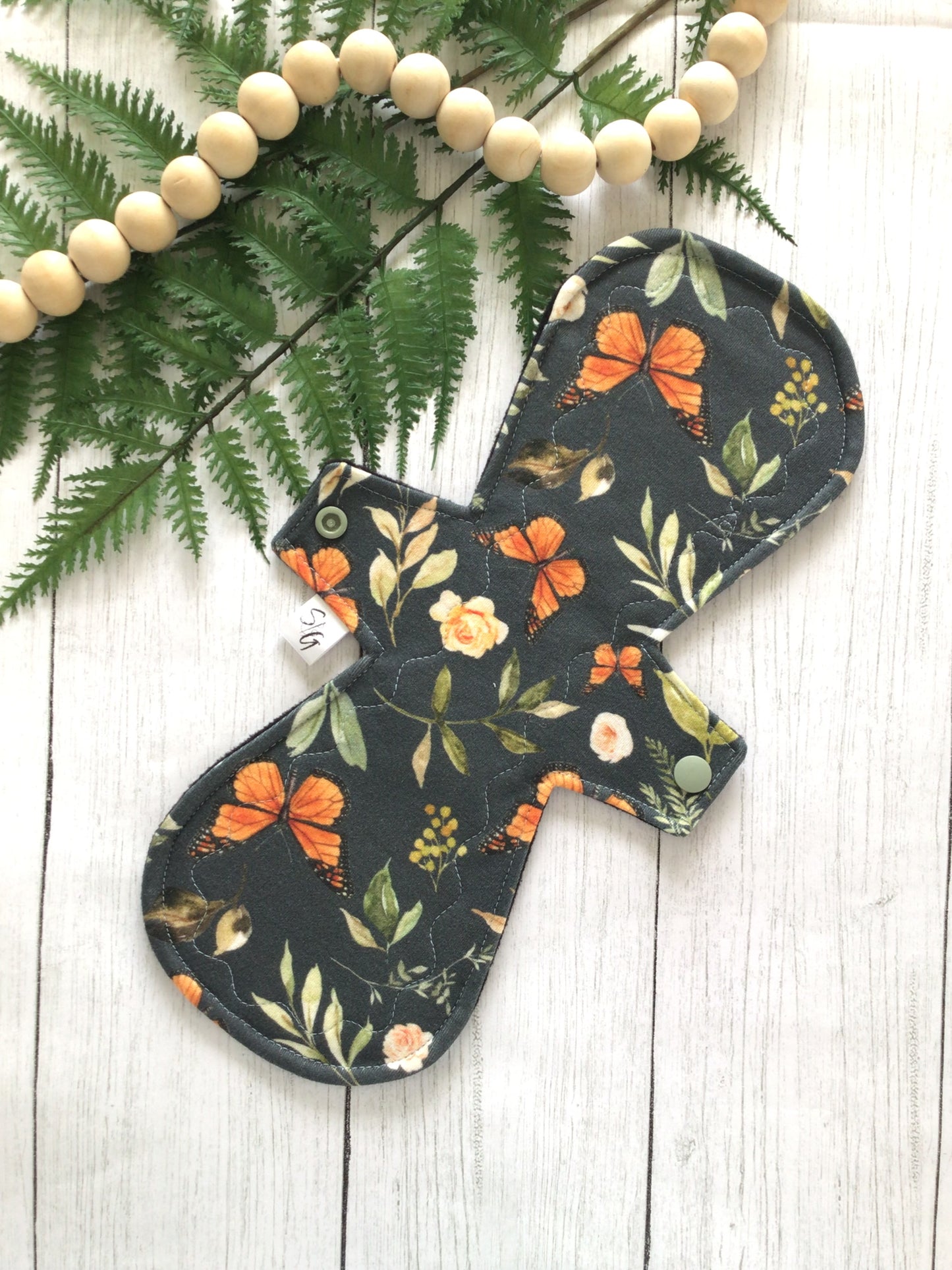 Organic cotton Monarchs (made to order) *Round top stitched