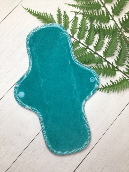 Jade cotton velour Wrap wing cloth pads (made to order