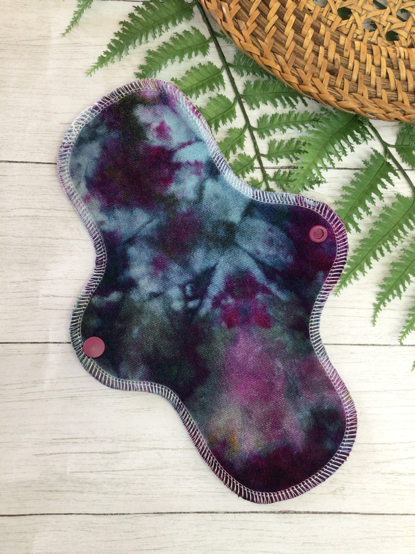 10” Panty liner in ice dyed bamboo velour (RTS)