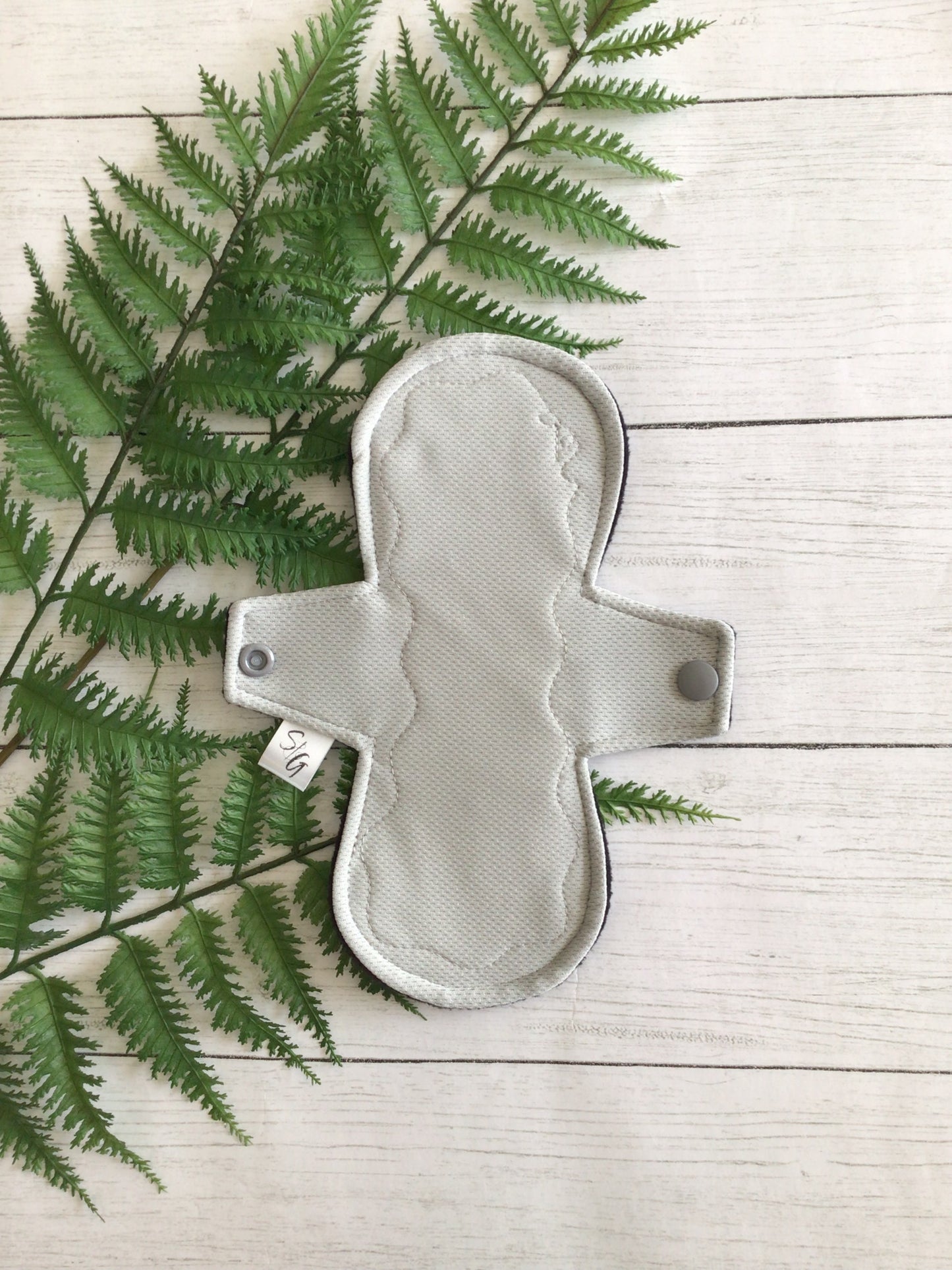 Athletic wicking jersey cloth pads (Made to order) Light gray