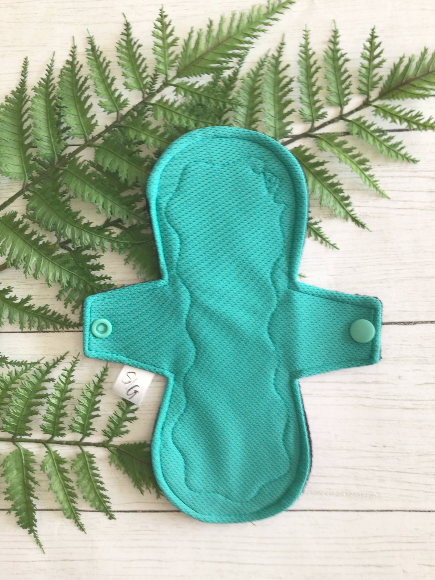 Athletic wicking jersey cloth pads (Made to order) Turquoise