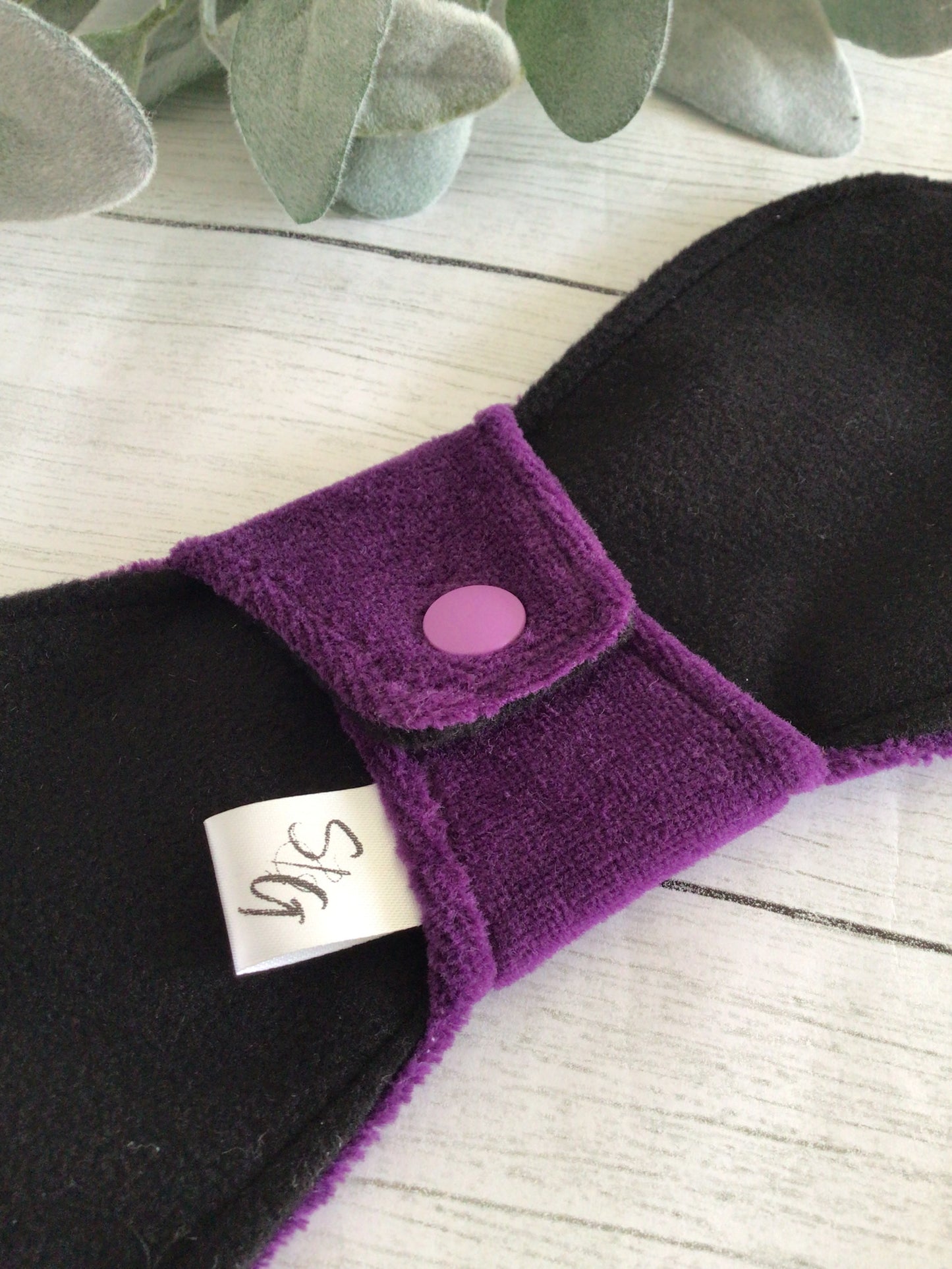 Petunia cotton velour cloth pads (made to order)