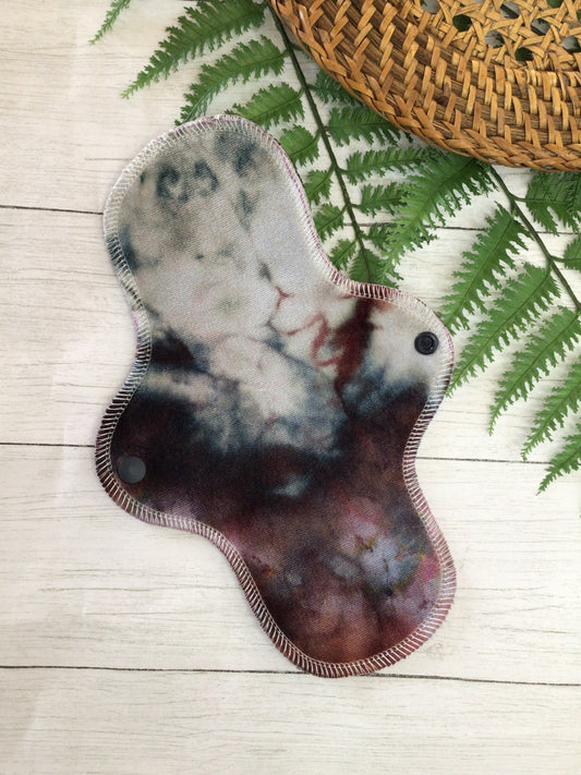 10” Panty liner in ice dyed bamboo velour (RTS)