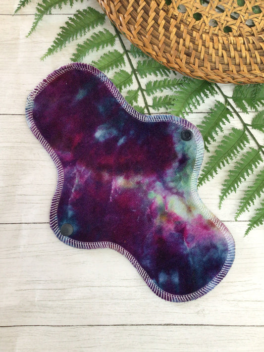 10” Panty liner in ice dyed bamboo velour (RTS)