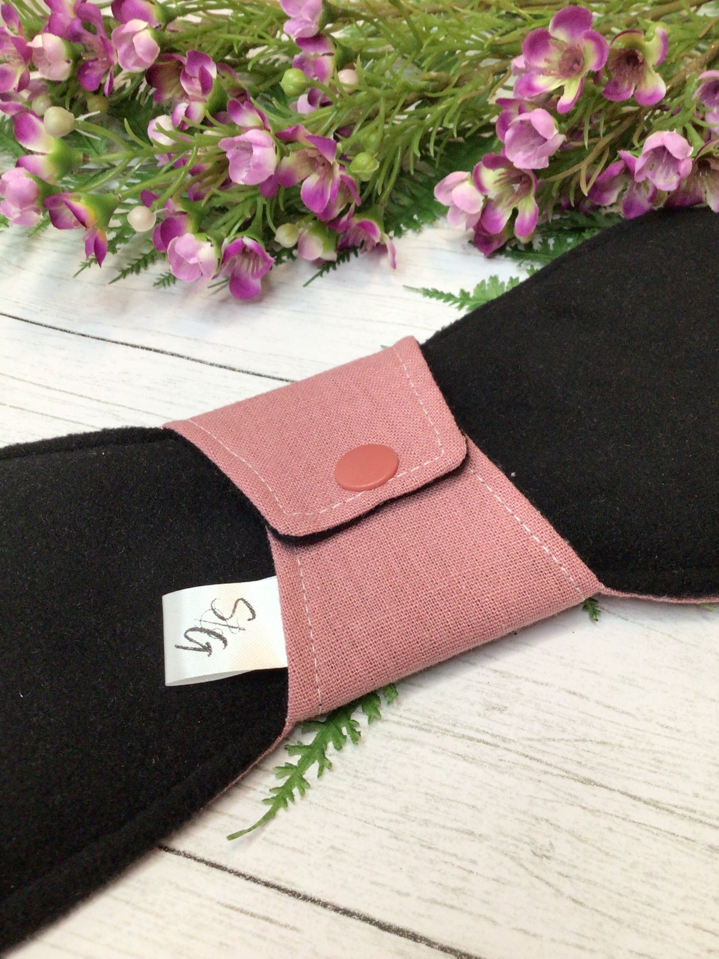 Dusty Pink Organic Linen gusher pads- customize (made to order)