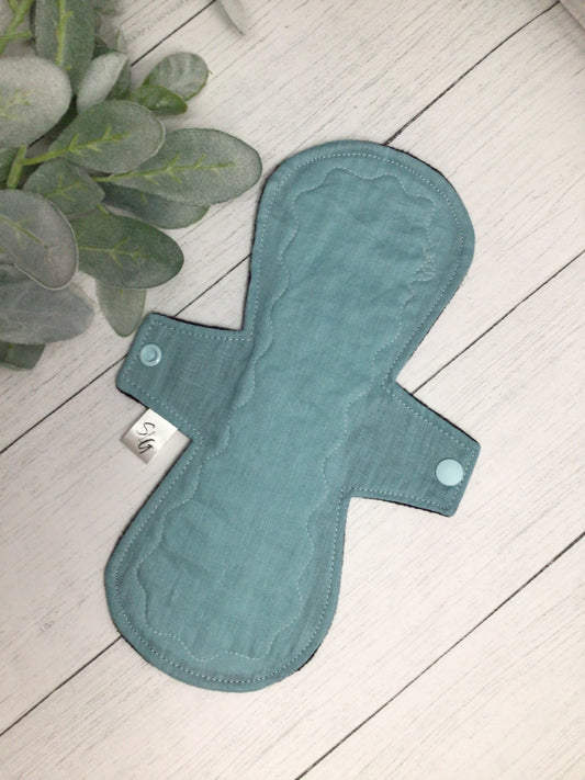 Nile blue Linen reusable pads (customized) made to order