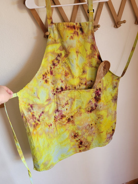Ice dyed adult Apron