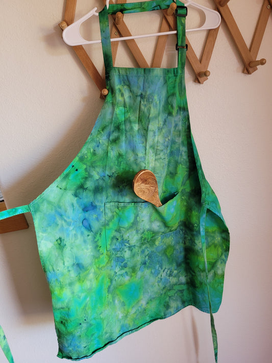 Ice dyed adult Apron