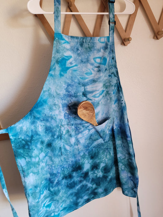 Ice dyed adult Apron
