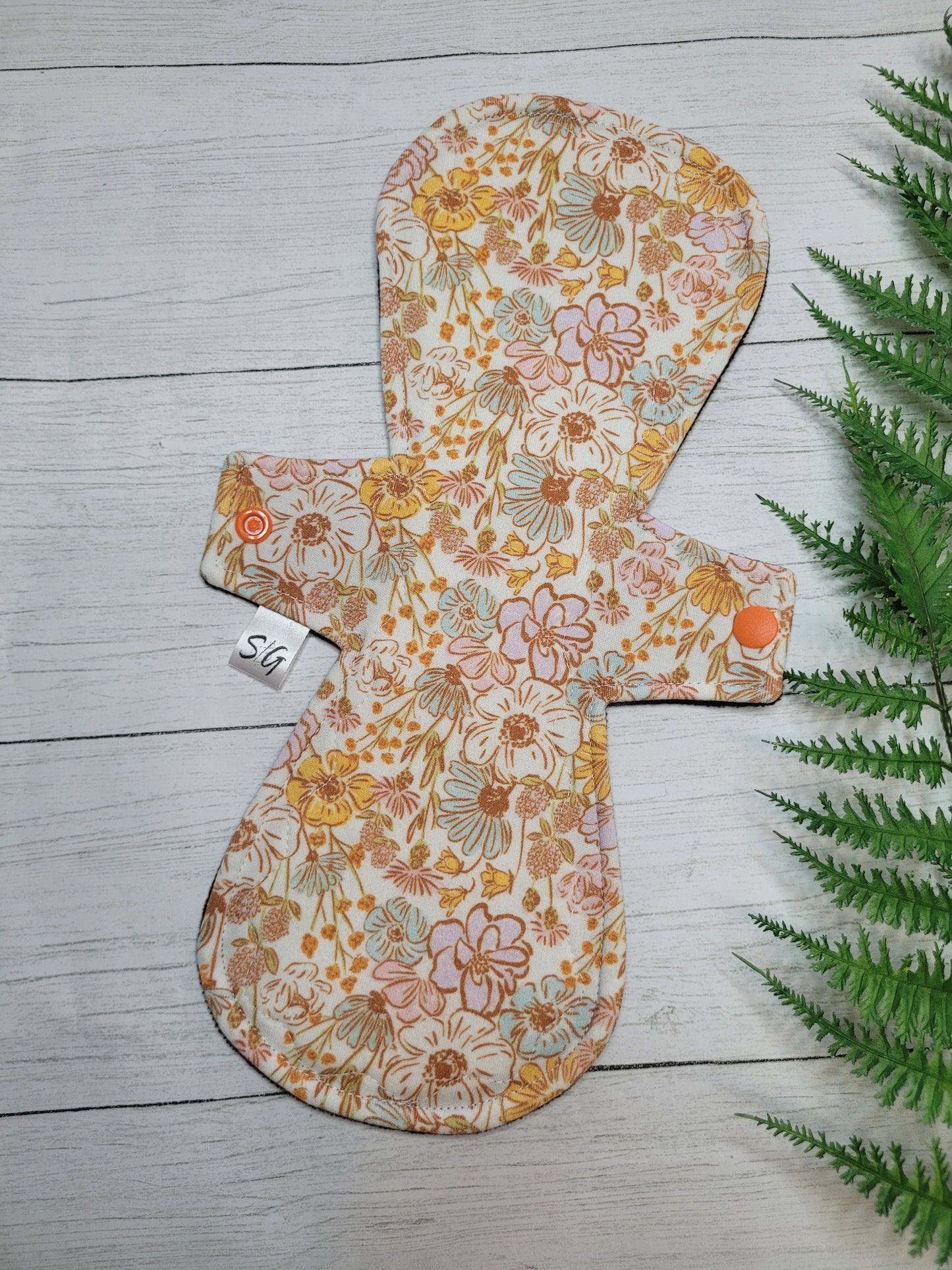 Organic cotton Garden banquet (made to order) *Round top stitched