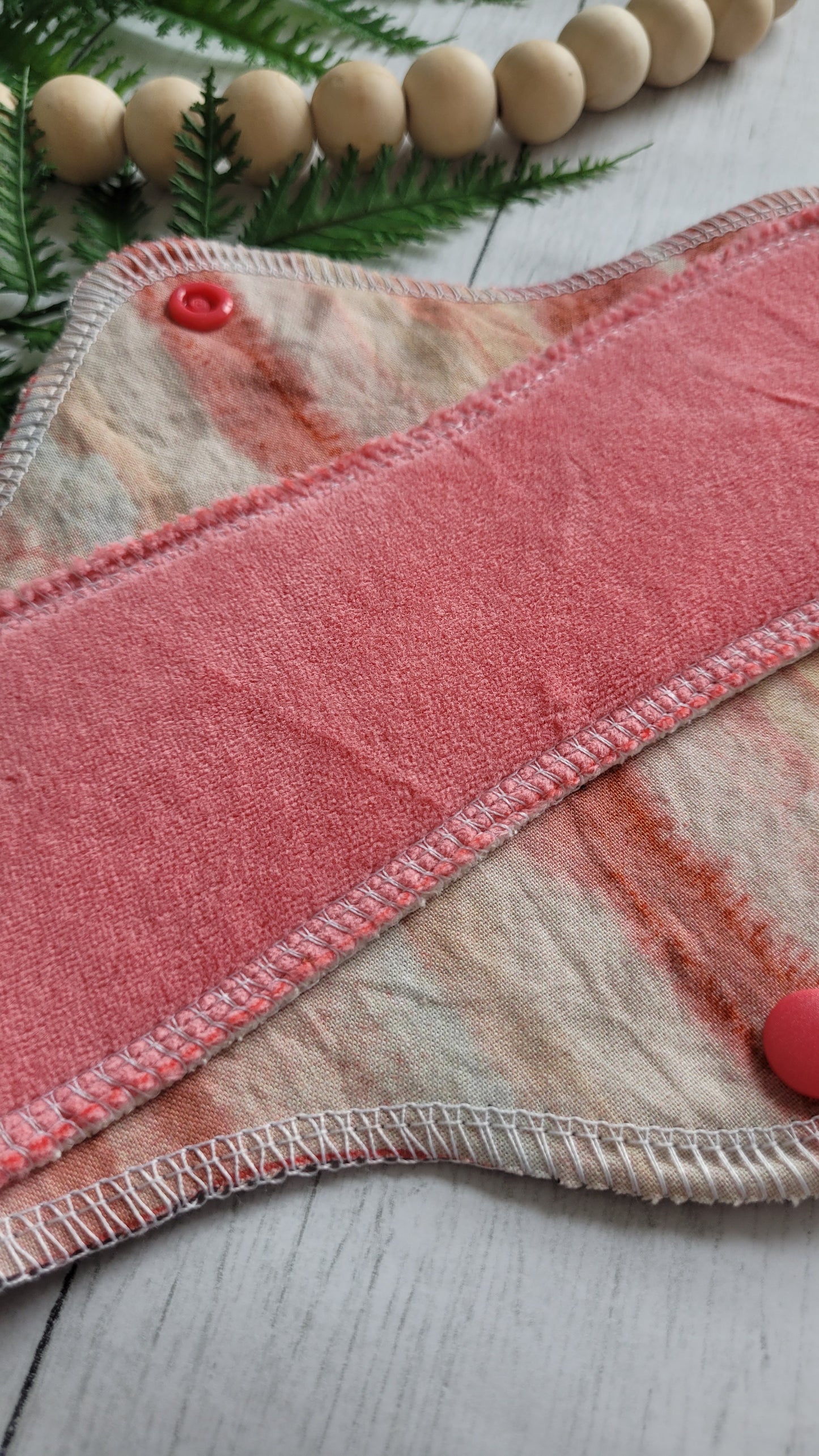 Radiant Beams Cotton velour wrap wing cloth pads (Made to order)