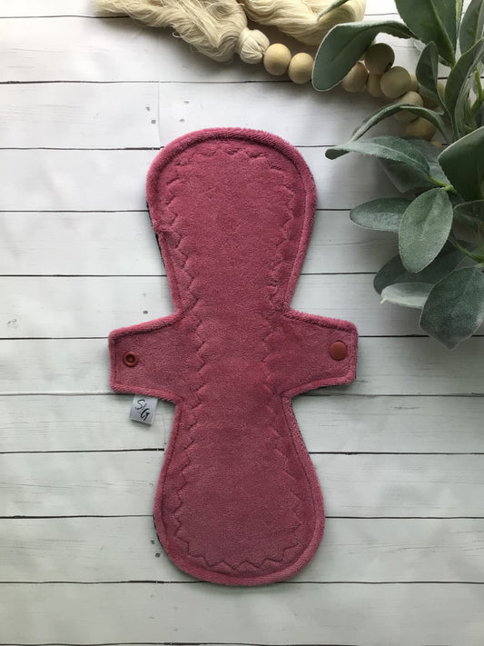 Rose cotton velour cloth pads (made to order)