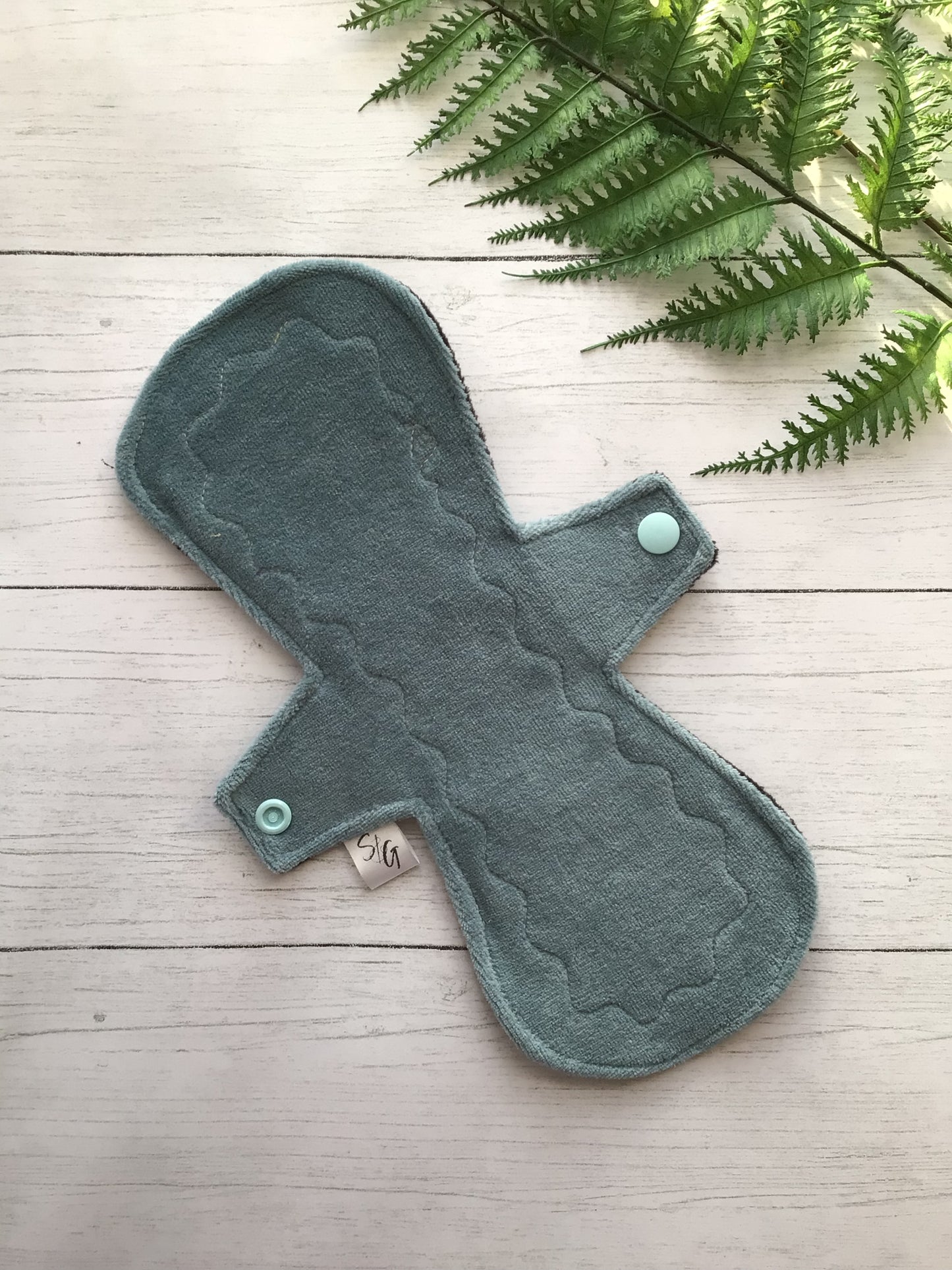 Dark tropics cotton velour cloth pads (made to order)