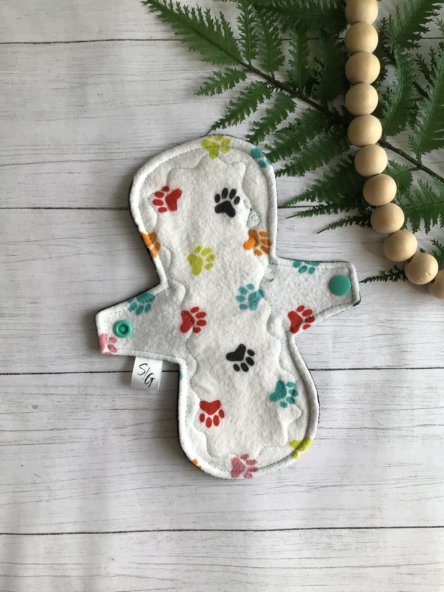 Paws flannel cloth pads (Made to order)