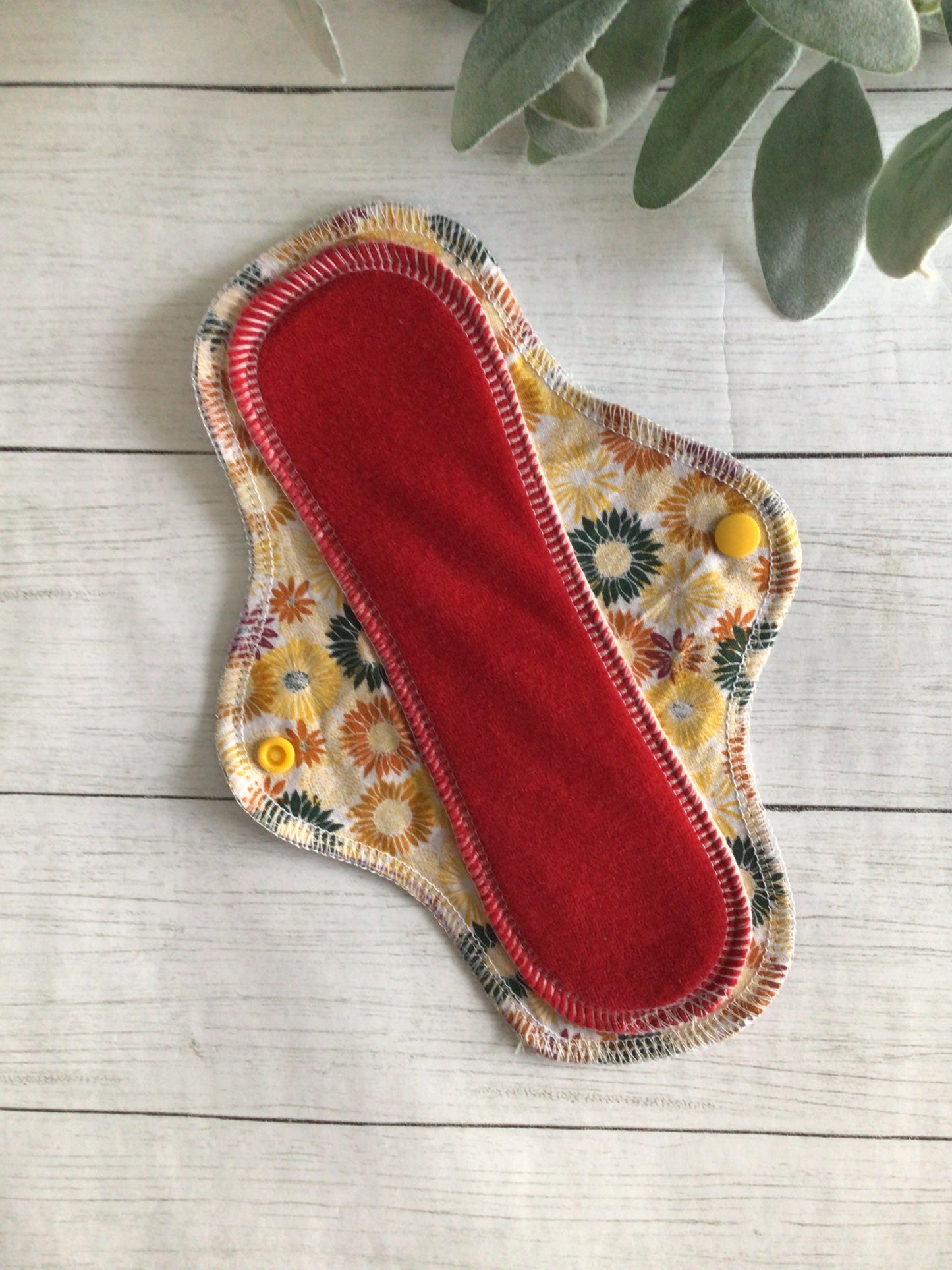 Strawflower Cotton velour wrap wing cloth pads (Made to order)